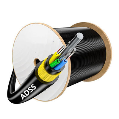 Mua G652D Fiber Optic Overhead Cable 12 24 48 96 Core ADSS Self Supporting Aerial Cable sản xuất trực tuyến