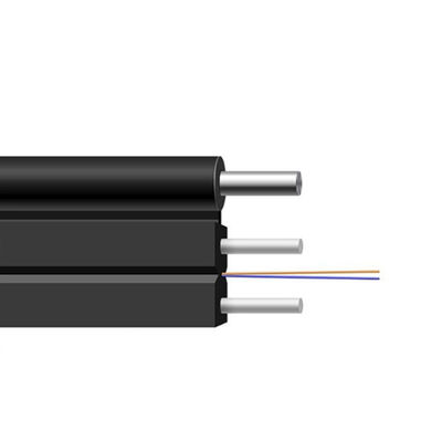 Mua G657A 1km FTTH Drop Cable 1 2 4 6 8 12 Core PVC Fiber Optical Cable cho trong nhà / ngoài trời sản xuất trực tuyến