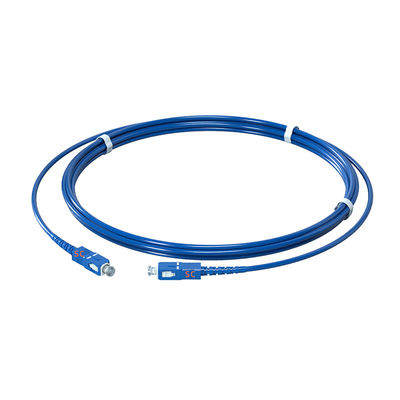 Mua Loại sợi Dây đơn sợi đơn Chế độ bọc thép SC-UPC / SC-UPC Blue 9 / 125um sản xuất trực tuyến