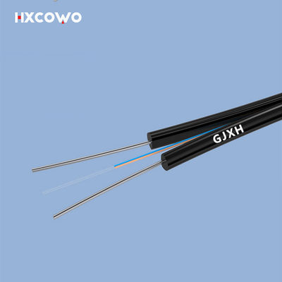 Mua Tốc độ Internet trong nhà Cáp sợi quang GJXH Thành viên sức mạnh kim loại G657A1 2Core sản xuất trực tuyến