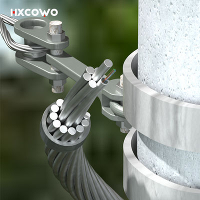 Mua Cáp chống cháy cao áp OPGW 48 lõi chế độ đơn với bảo vệ sét sản xuất trực tuyến