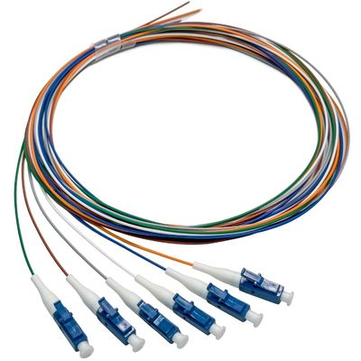 Mua FTTN HXCOWO 6 Bundle Distribution Fiber Optic Pigtail LC/UPC SM 9/125 Fanout 0.9mm Optical Fiber Pigtail sản xuất trực tuyến