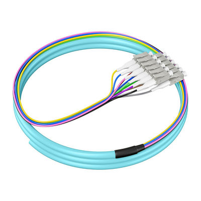 Mua PVC LSZH HXCOWO Novel 12-Color 12-Core LC FC SC ST UPC/APC Single Mode G657A/G652D 0.9mm MM Fiber Pigtails sản xuất trực tuyến