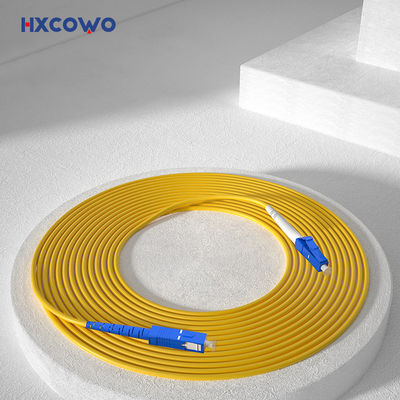 Mua HXCOWO LC SC/UPC Optical 1M Single Mode Single Core 3.0mm Fiber Cable Patch for FTTX sản xuất trực tuyến