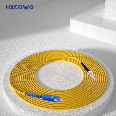Mua FTTX dây cáp gắn sợi quang với đầu nối HXCOWO SC FC và cáp bọc thép SM trong nhà sản xuất trực tuyến