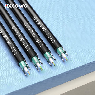 Mua 12 Cores G657A G652D GYXTW Aerial Outdoor Steel Wire FTTH Armoured Fiber Optical Cable sản xuất trực tuyến