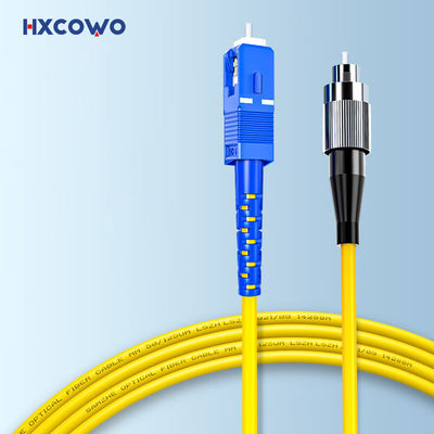 Mua HXCOWO Indoor Outdoor 1 2 4 Core G657A1 FTTH Armored Fiber Optic Cable Patch With SC FC Connector sản xuất trực tuyến