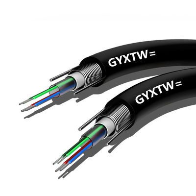 Mua Black Outdoor Armored Fiber Optic Cable G652D Duct Optical Fiber Cable sản xuất trực tuyến