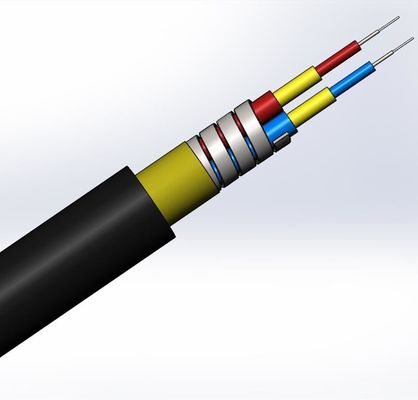 Mua SM LC SC FC CPRI Waterproof FTTA Jumper Armored Fiber Optic Cable 7.0mm 2C 4C sản xuất trực tuyến