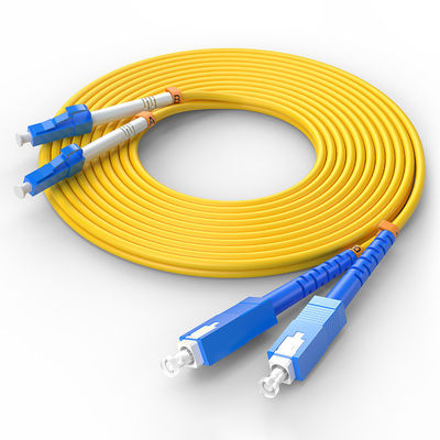 Mua FTTH FTTxFTTB Network LC-SC Multimode Duplex Fiber Optic Cable with Customized Colors sản xuất trực tuyến