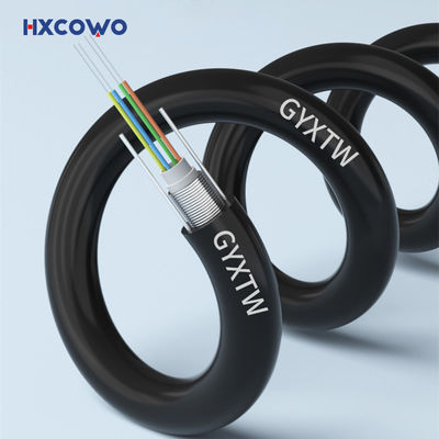 Mua Fiber Optic Cable GYXTW G657A G652D Armoured Outdoor Single Mode OS2 4 6 12 24 Core sản xuất trực tuyến