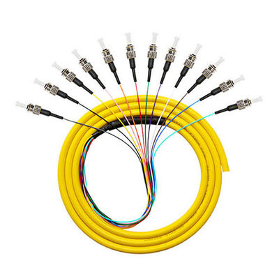 Mua 12 Cores 12F 9/125 0.9mm ST Singlemode FTTH Fiber Optic Pigtail Wavelength 1310nm sản xuất trực tuyến