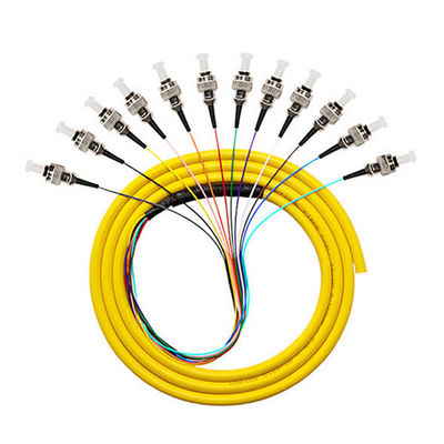 Mua Multimode 50/125 62.5/125 SM 12 Cores Coated Fiber Optic Pigtail for 4g Network Solution sản xuất trực tuyến