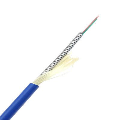 Mua Stainless Steel OM3 OM4 Armored Fiber 6 Core G652D PVC LSZH sản xuất trực tuyến