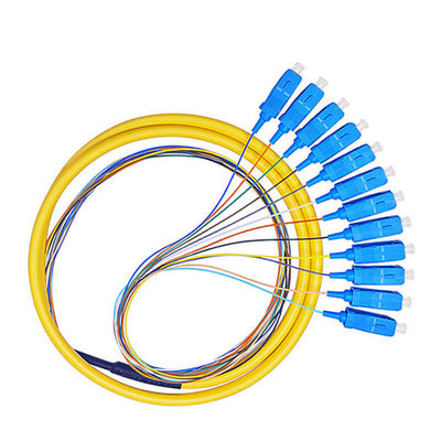 Mua Customized Lengths HXCOWO 12 Color Multimode OM4 SC Connector 0.9mm Fiber Optic Pigtail sản xuất trực tuyến