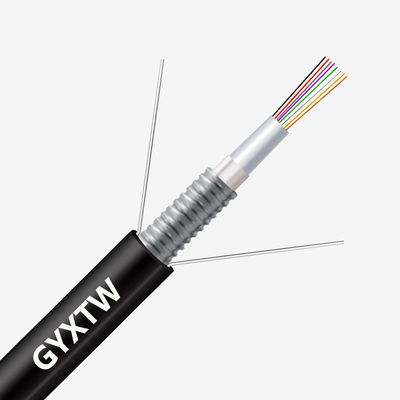 Mua Custom Length HXCOWO GYXTW G652D 2/4/6/8/12/24/24/48/96 Core Armoured Fiber Optic Cable sản xuất trực tuyến