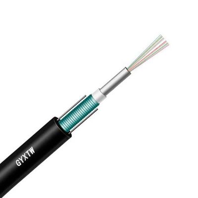 Mua GYXTW 2 lõi FTTH chế độ đơn ngoài trời cáp quang sợi bọc thép cho tín hiệu mạng sản xuất trực tuyến
