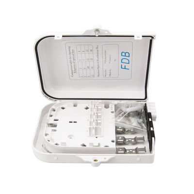 Mua Black White OEM Fiber Optic Distribution Box FTTX 8 Core With 1 8 PLC Splitter sản xuất trực tuyến