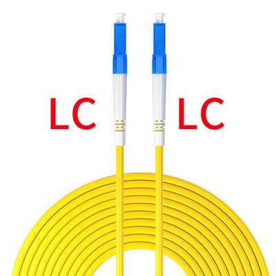 Mua Cáp cắm sợi quang LC UPC/LC UPC 2.0mm PVC OFNR 9/125 Cáp cắm sợi quang chế độ duy nhất sản xuất trực tuyến
