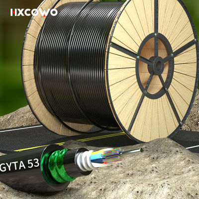Mua G652D/G657A1/G657A2 Fiber Optic Cable GYTA53 6-288 Core for Telecom Comunication sản xuất trực tuyến