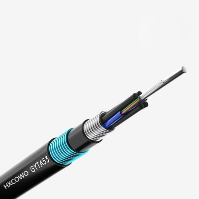 Mua HXCOWO GYTA53 48 Core G652D PE Cáp quang sợi bọc thép ngầm với áo khoác LSOH sản xuất trực tuyến