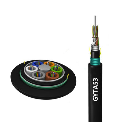 Mua HXCOWO 24 48 Core G652D GYTA53 Outdoor Armored Fiber Optic Cable SM Steel Tape sản xuất trực tuyến