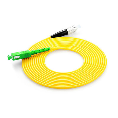 Mua PVC LSZH Fiber Optic Cable Patch SC FC LC ST Connector Type HXCOWO G652D G657A APC UPC sản xuất trực tuyến