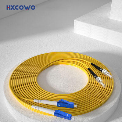 Mua 1.5m Yellow Duplex Armored Patch Cord HXCOWO 2.0mm SM MM 9/125 LC/UPC To ST sản xuất trực tuyến