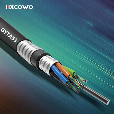 Mua HDPE áo khoác Cáp quang sợi bọc thép RoHS ngoài trời Cáp quang sợi sản xuất trực tuyến