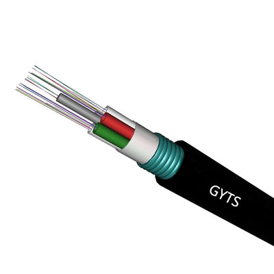 Mua HXCOWO Thép bọc thép cáp quang sợi ống dẫn không khí 6 12 24 48 96 144 lõi GYTS sản xuất trực tuyến
