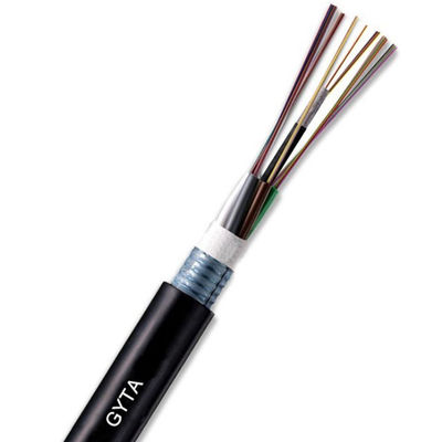 Mua Cáp quang đơn chế độ bọc thép ngoài trời 2-288 lõi cho trên không hoặc ống dẫn sản xuất trực tuyến