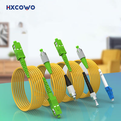 Mua 1core Fiber Optic Patch Cord HXCOWO SC/FC/LC/ST Low Loss APC/UPC 9/125 SM SX 3M G657A sản xuất trực tuyến