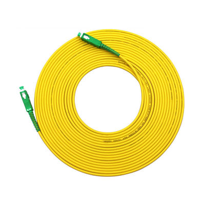 Mua HXCOWO SM G652D 2,0mm PVC Fiber Simplex Patch Cord với chiều dài tùy chỉnh với đầu nối SC / APC sản xuất trực tuyến