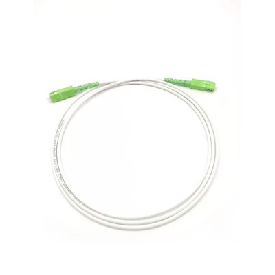 Mua G657A 3.0mm LSZH Dây nối sợi quang bọc thép màu trắng SC / APC đến SC / APC SM 9 1F sản xuất trực tuyến
