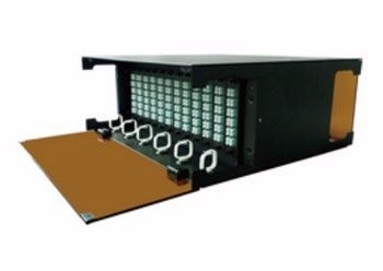 Mua MTP MPO Chassis 4U Fiber Patch Panel MPO Fiber Cassette Black sản xuất trực tuyến
