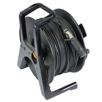 Mua Lắp ráp cáp quang chiến thuật màu đen CE ROHS ISO Cáp chiến thuật quân sự sản xuất trực tuyến