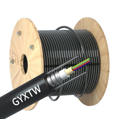 Mua GYXTW Cáp quang sợi bọc thép ngoài trời với truyền tín hiệu dữ liệu mạng Kháng ăn mòn và đặc tính cơ học xuất sắc sản xuất trực tuyến