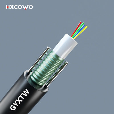 Mua Cáp quang GYXTW bọc thép ngoài trời 2-288 lõi G652D/G657A1/G657A2 Loại sợi Chiều dài tùy chỉnh sản xuất trực tuyến