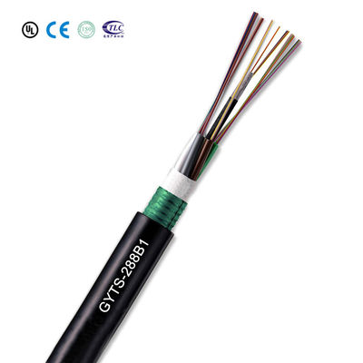 Mua G655 GYTS Cáp quang sợi bọc thép ngoài trời với ITU G652D và G657A ống lỏng thả cho hiệu suất cao sản xuất trực tuyến