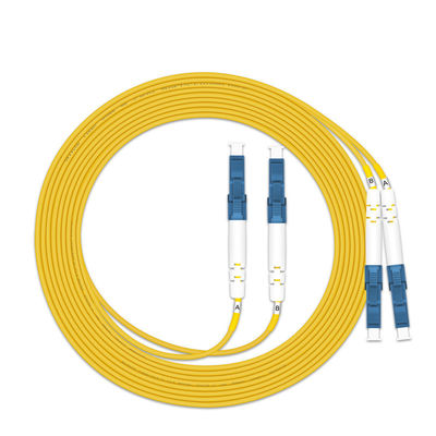 MM OM3 2mm / 3mm Duplex LC / UPC Cáp vá sợi quang để tùy chỉnh màu sắc