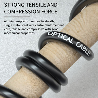 Cáp quang bọc thép ngoài trời tùy chỉnh với Khẩu độ số 0200±0015NA Cung cấp sự bảo vệ chống lại các mối nguy từ môi trường