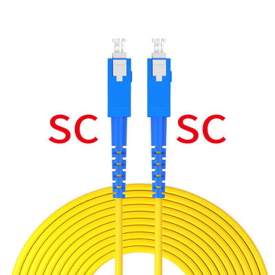 1core Fiber Optic Patch Cord SC To SC UPC/APC 2.0mm/3.0mm G652D/G657A for in FTTH
